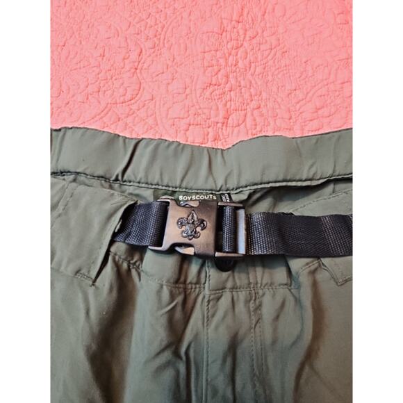 Boy Scouts of America Convertible Uniform Pants Mens Sz 2XL Green Cargo Classic - Picture 8 of 15
